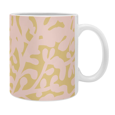Camilla Foss Lush Rosehip Pink Yellow Coffee Mug