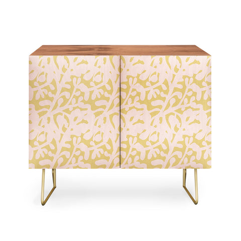 Camilla Foss Lush Rosehip Pink Yellow Credenza