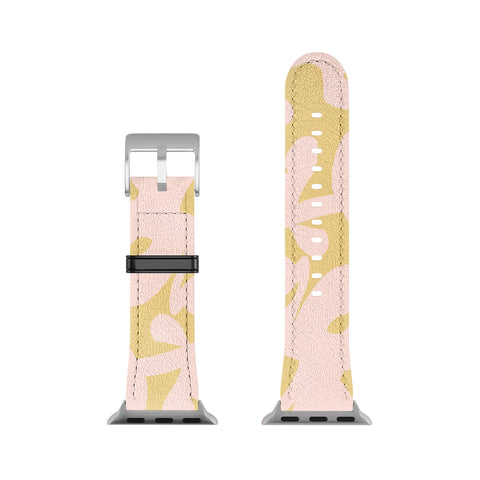 Camilla Foss Lush Rosehip Pink Yellow Apple Watch Band