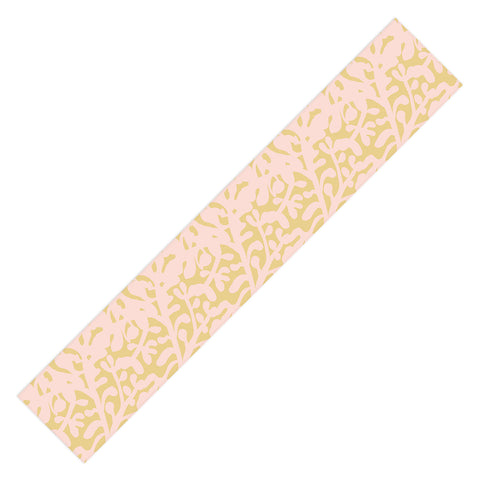Camilla Foss Lush Rosehip Pink Yellow Table Runner