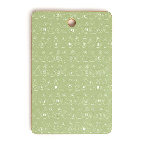 Camilla Foss Rows of pears Cutting Board Rectangle