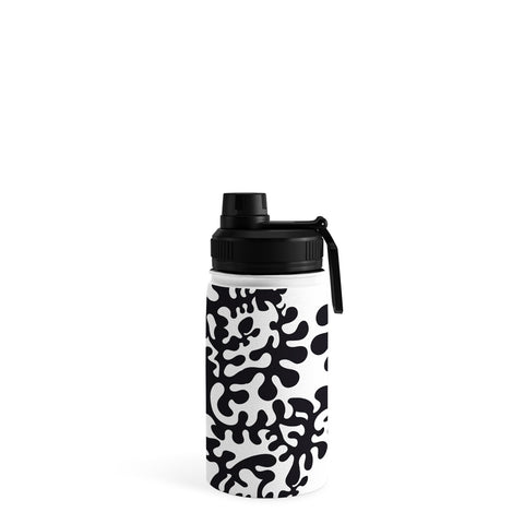 Camilla Foss Shapes Black and White Water Bottle