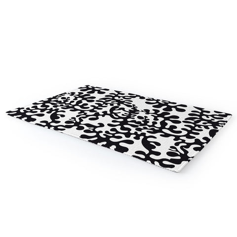 Camilla Foss Shapes Black and White Area Rug