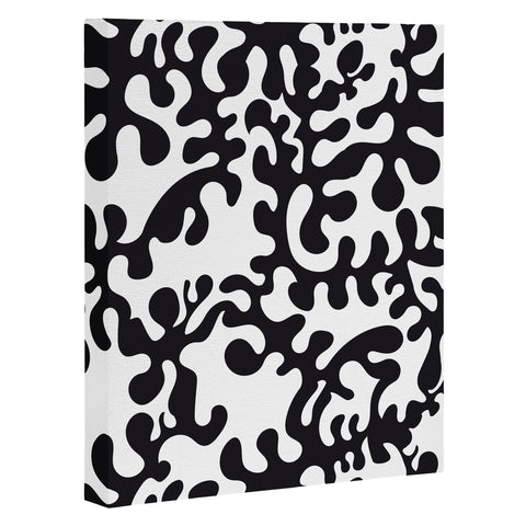 Camilla Foss Shapes Black and White Art Canvas