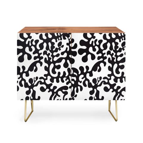 Camilla Foss Shapes Black and White Credenza