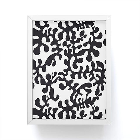 Camilla Foss Shapes Black and White Framed Mini Art Print