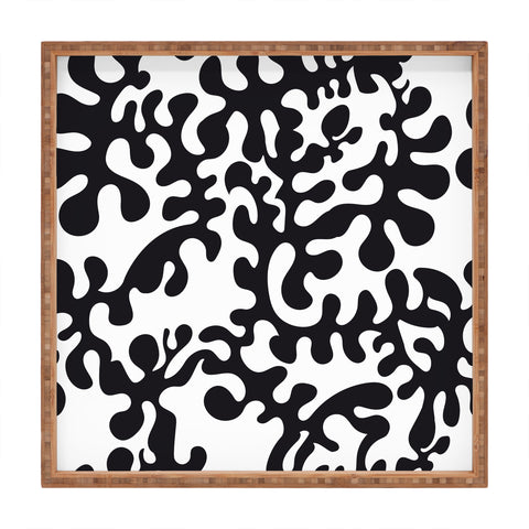 Camilla Foss Shapes Black and White Square Tray