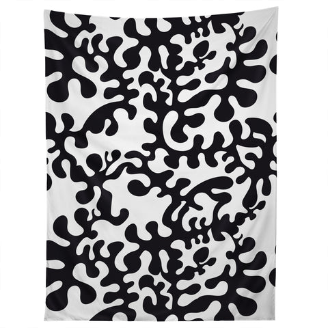 Camilla Foss Shapes Black and White Tapestry