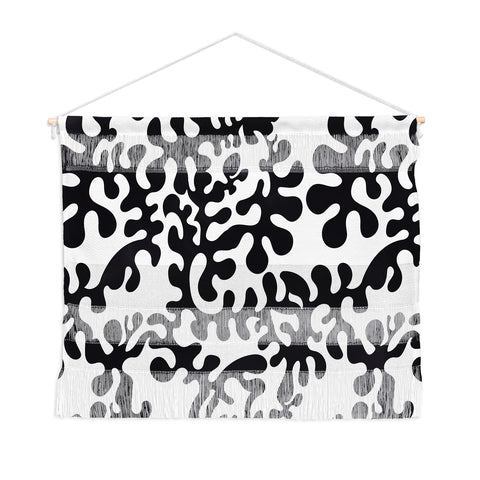 Camilla Foss Shapes Black and White Wall Hanging Landscape