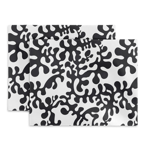 Camilla Foss Shapes Black and White Placemat