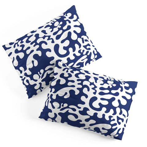 Camilla Foss Shapes Blue Pillow Shams