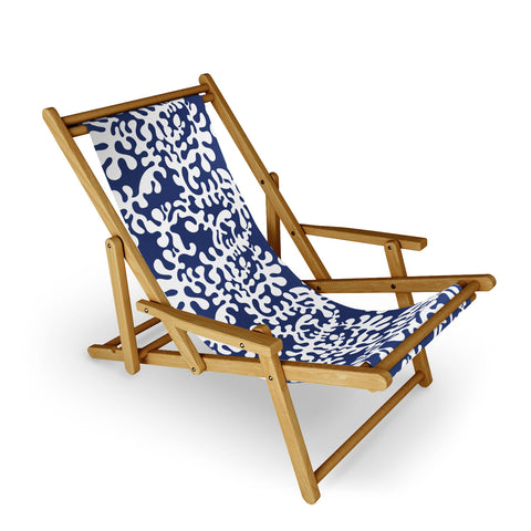 Camilla Foss Shapes Blue Sling Chair