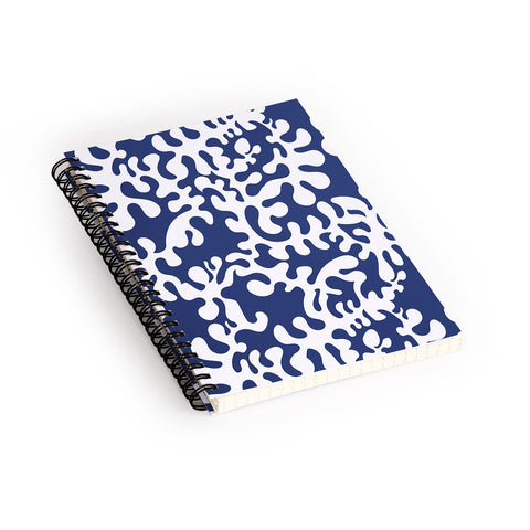 Camilla Foss Shapes Blue Spiral Notebook