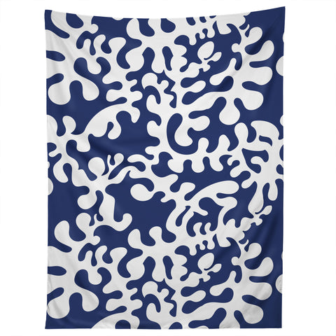 Camilla Foss Shapes Blue Tapestry