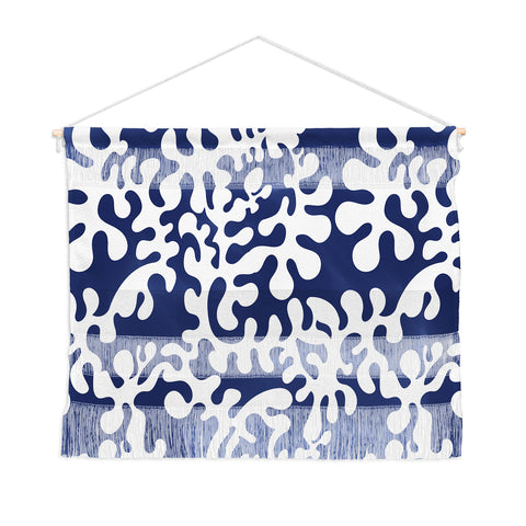 Camilla Foss Shapes Blue Wall Hanging Landscape