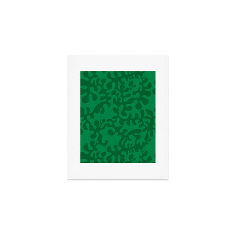 Camilla Foss Shapes Green Art Print