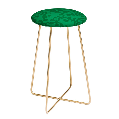 Camilla Foss Shapes Green Counter Stool