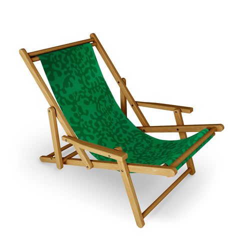 Camilla Foss Shapes Green Sling Chair