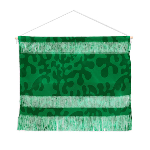 Camilla Foss Shapes Green Wall Hanging Landscape