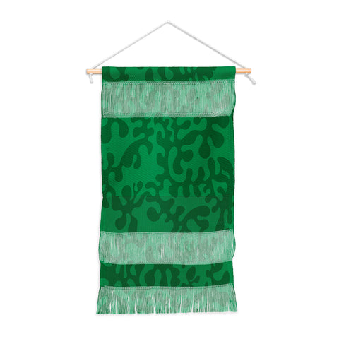Camilla Foss Shapes Green Wall Hanging Portrait
