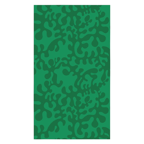 Camilla Foss Shapes Green Tablecloth