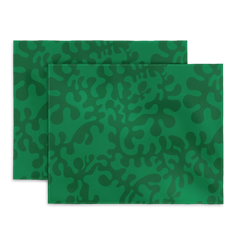 Camilla Foss Shapes Green Placemat