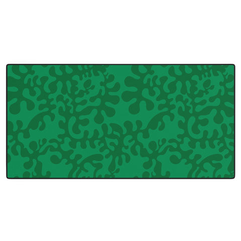 Camilla Foss Shapes Green Desk Mat