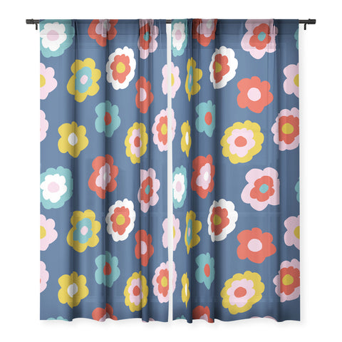 Camilla Foss Simply Flowers Sheer Non Repeat