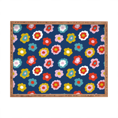 Camilla Foss Simply Flowers Rectangular Tray