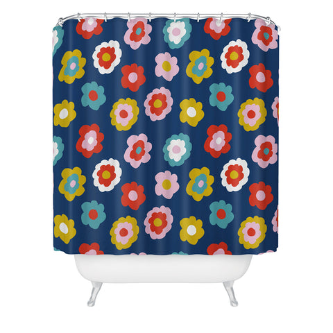 Camilla Foss Simply Flowers Shower Curtain