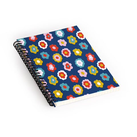 Camilla Foss Simply Flowers Spiral Notebook