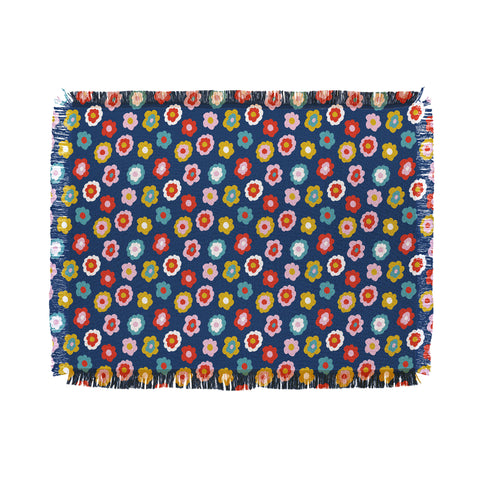 Camilla Foss Simply Flowers Throw Blanket