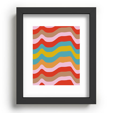 Camilla Foss Wavy Stripes Recessed Framing Rectangle