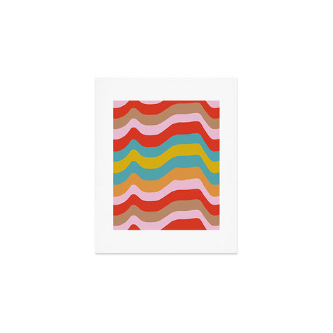 Camilla Foss Wavy Stripes Art Print