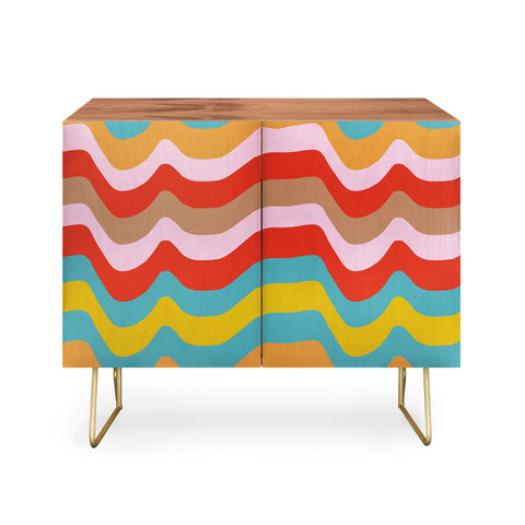 Camilla Foss Wavy Stripes Credenza
