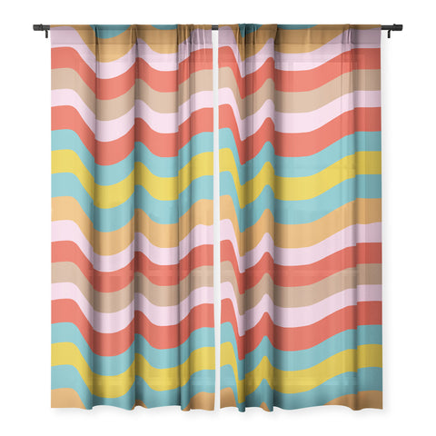 Camilla Foss Wavy Stripes Sheer Non Repeat