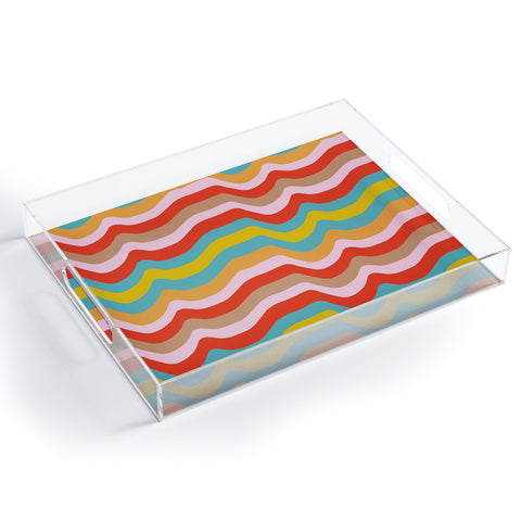 Camilla Foss Wavy Stripes Acrylic Tray