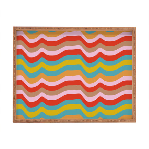 Camilla Foss Wavy Stripes Rectangular Tray