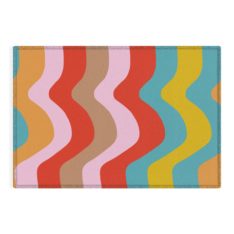 Camilla Foss Wavy Stripes Outdoor Rug