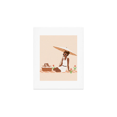 camilleallen a private picnic in the spring Art Print