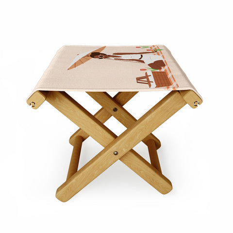 camilleallen a private picnic in the spring Folding Stool