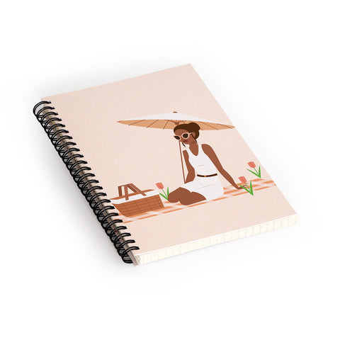 camilleallen a private picnic in the spring Spiral Notebook