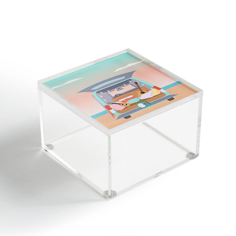 camilleallen Beach Van Acrylic Box
