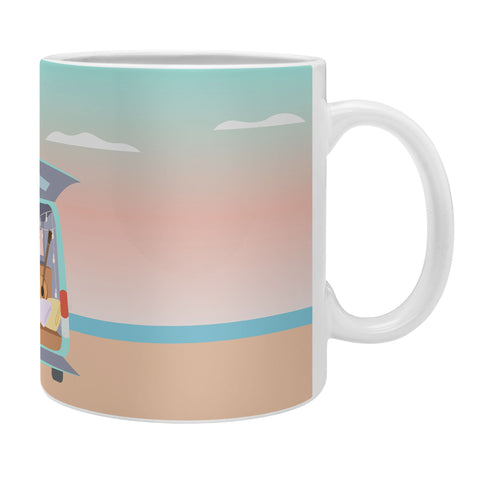 camilleallen Beach Van Coffee Mug