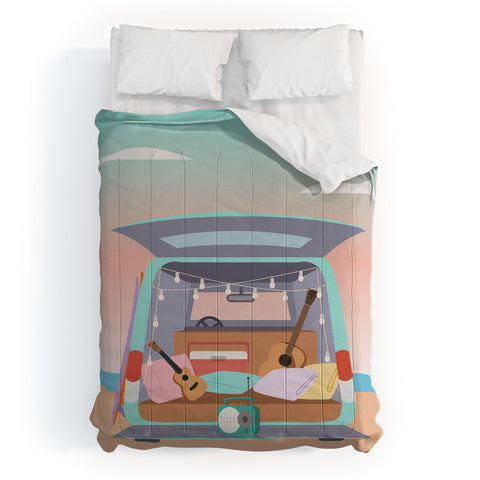 camilleallen Beach Van Comforter