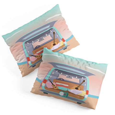 camilleallen Beach Van Pillow Shams