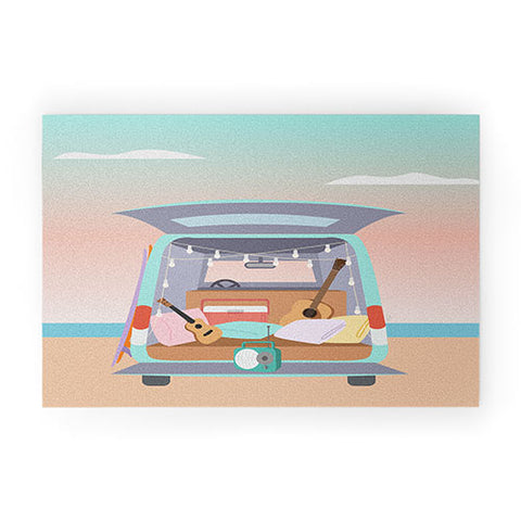 camilleallen Beach Van Welcome Mat