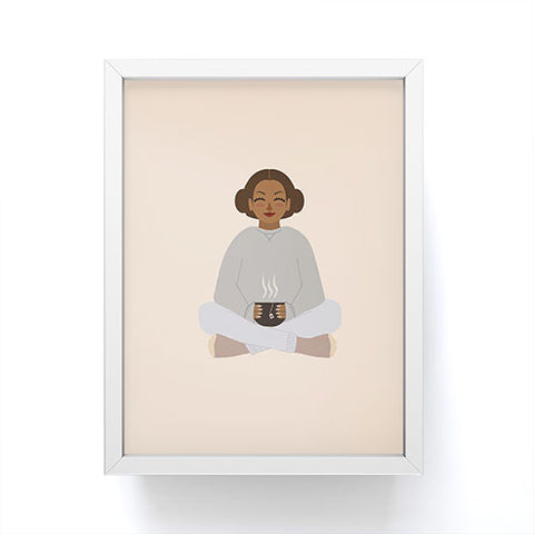 camilleallen Day off Framed Mini Art Print