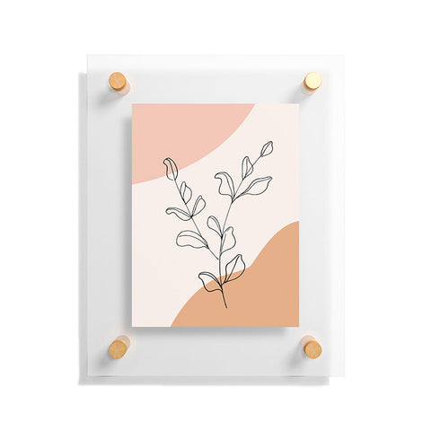 camilleallen Eucalyptus Line Art Floating Acrylic Print