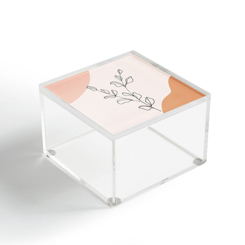 camilleallen Eucalyptus Line Art Acrylic Box